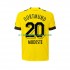 Camisola Borussia Dortmund Anthony Modeste 20 Homem Equipamento Primeiro 2022-2023 Manga Curta